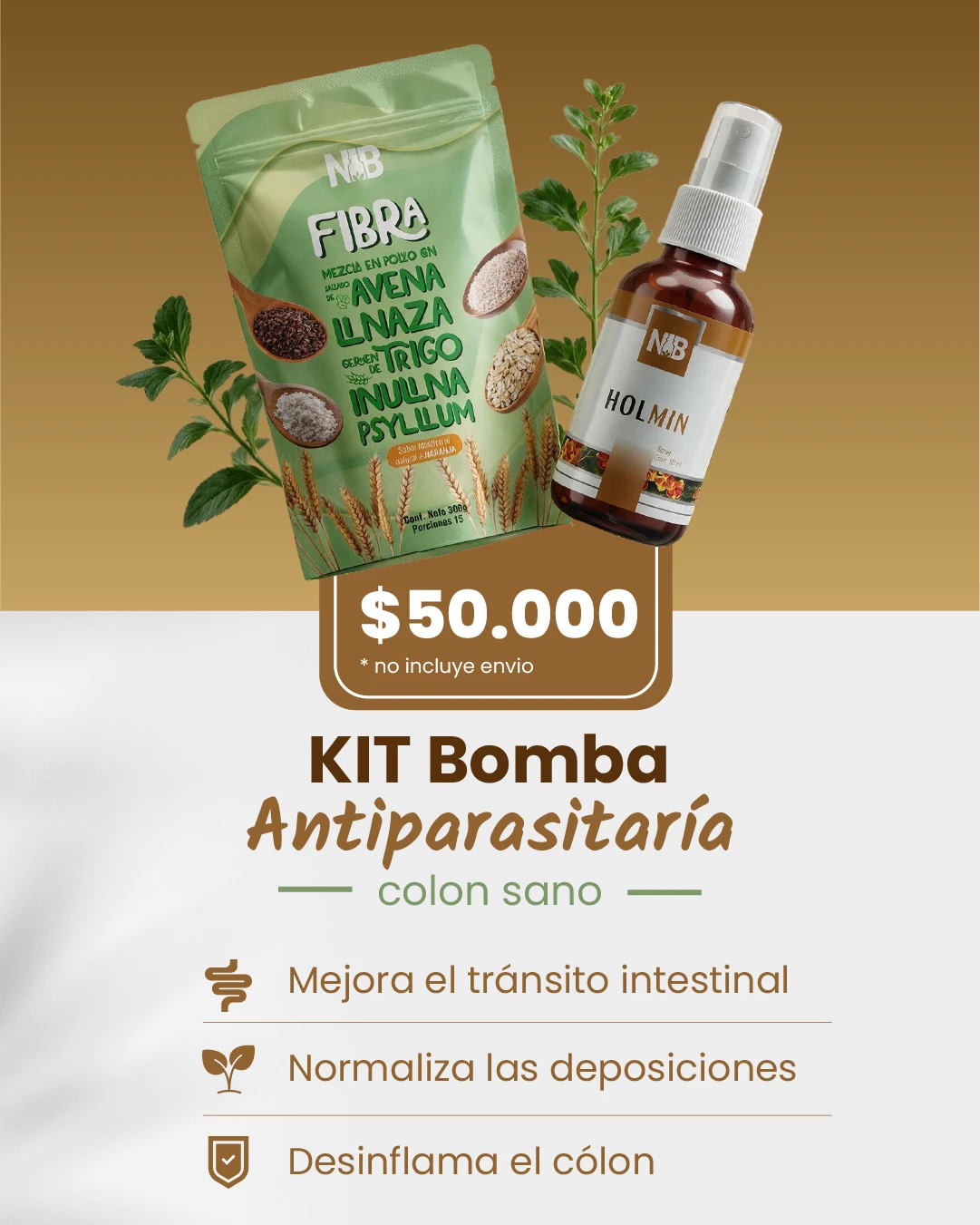 banner vertical bomba antiparasitaria - Nutriboticario